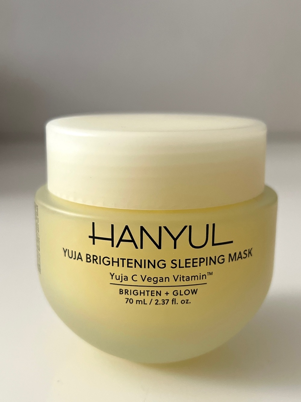 Hanyul Korean Yuja Brightening Sleeping Mask & Moisturizer with Vitamin C
